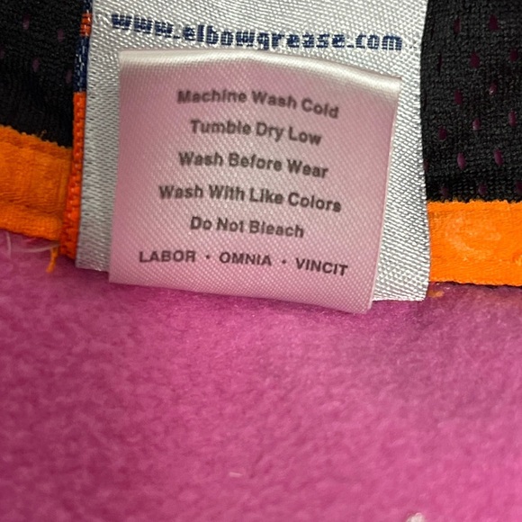 Elbow Grease Athletics Long Sleeve Graphic Hoodie With Zip Pockets Woman's Large - Picture 6 of 6